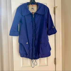Burberry lightweight anorak Blue Size 6